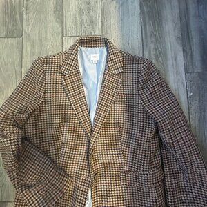 J crew ladies plaid jacket